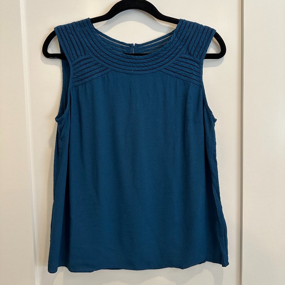 Talbots size 10 blue top